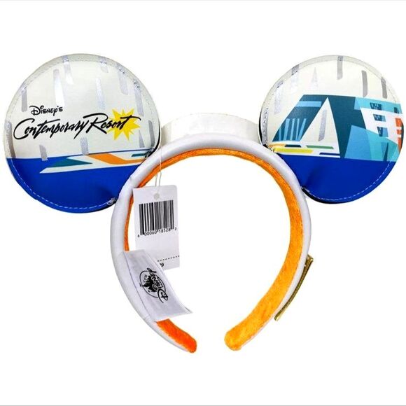 Disneys Parks Loungefly Ears Contemporary Resort Incredibles Monorail Headband